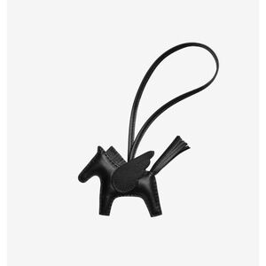Hermes Pegase Rodeo Charm All Black Noir/Noir/Noir - Brand New